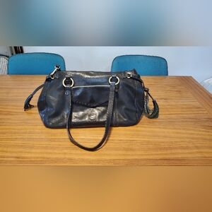 Dooney & Bourke Leather Black Large Shoulder Bag